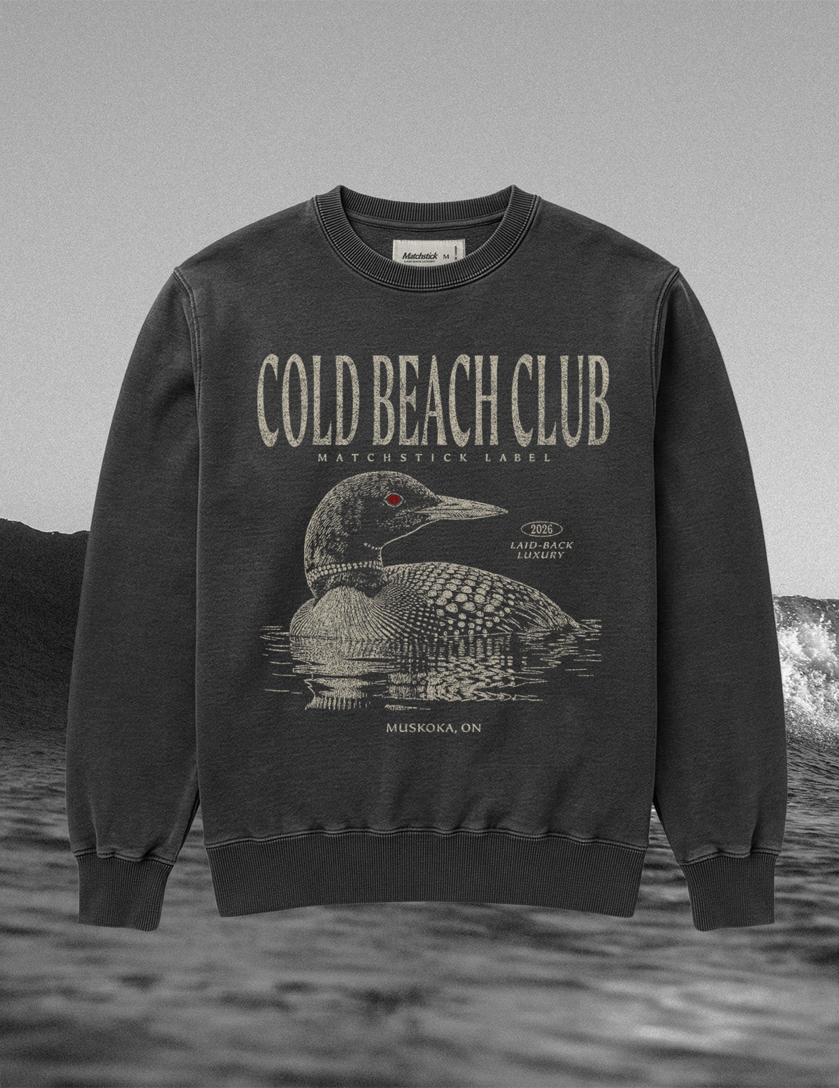 Loon Crewneck - Vintage Black