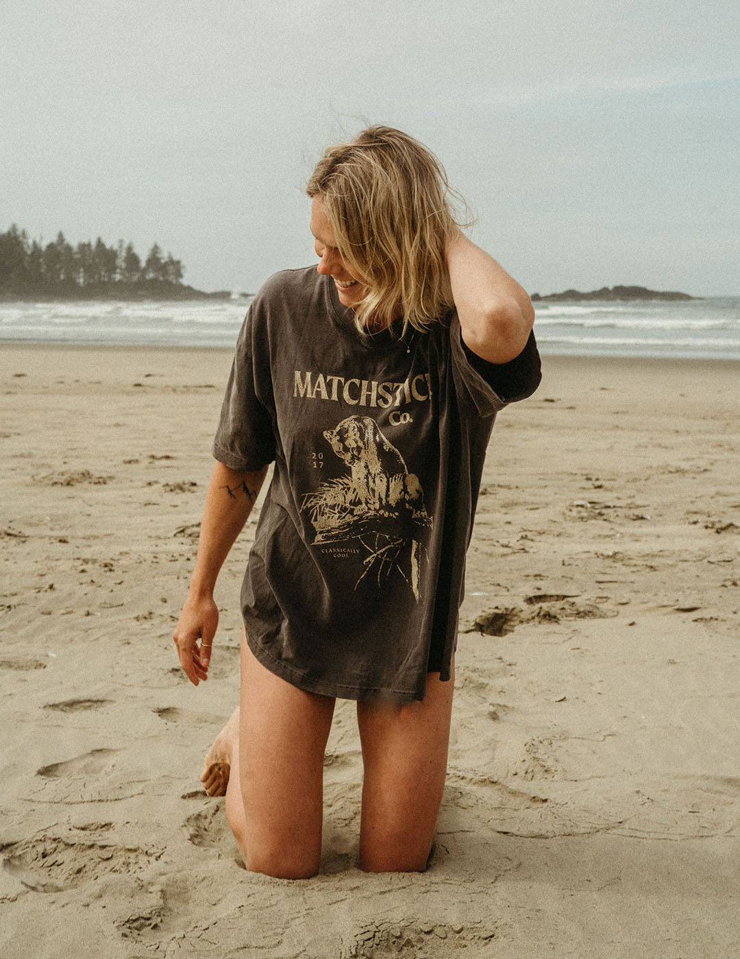 Cougar Tee - Vintage Black