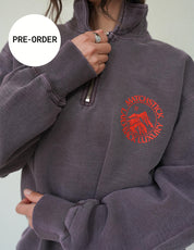 Range 3/4 Zip Pullover - Vintage Purple
