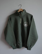 Range 3/4 Zip Pullover - Vintage Green