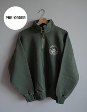 Range 3/4 Zip Pullover - Vintage Green