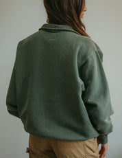 Range 3/4 Zip Pullover - Vintage Green