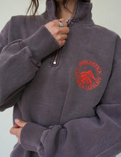Range 3/4 Zip Pullover - Vintage Purple