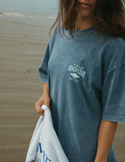 Beach Tee - Washed Blue