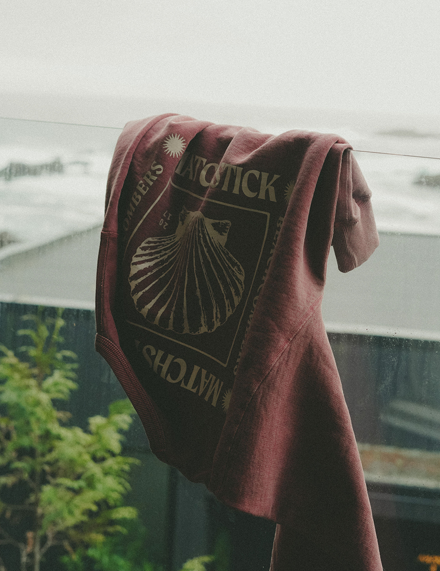 Beachcomber Crewneck - Vintage Red