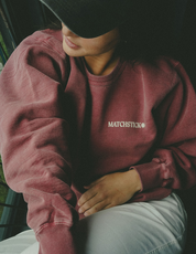 Beachcomber Crewneck - Vintage Red