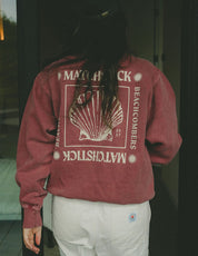 Beachcomber Crewneck - Vintage Red