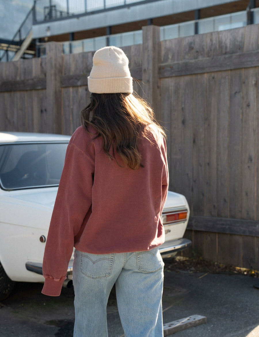 Classic Crewneck - Vintage Red