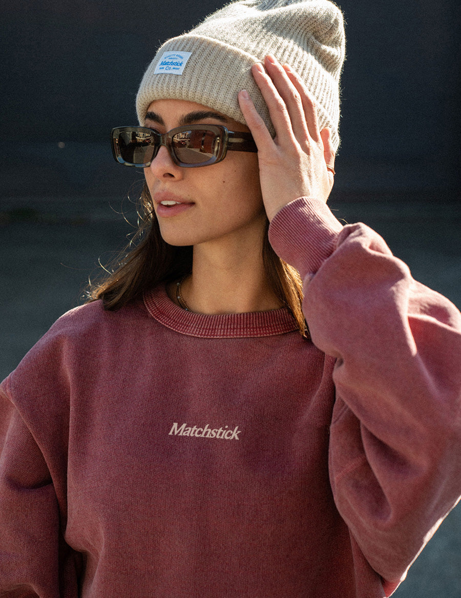 Classic Crewneck - Vintage Red