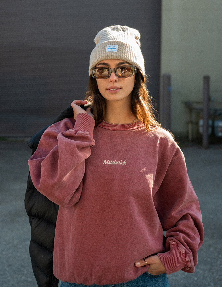 Classic Crewneck - Vintage Red