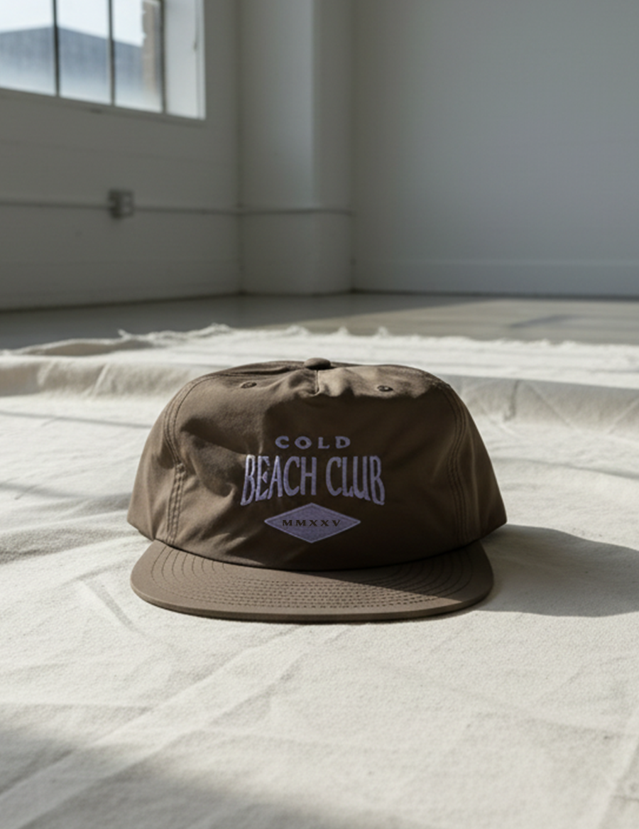 Cold Beach Club Cap - Espresso