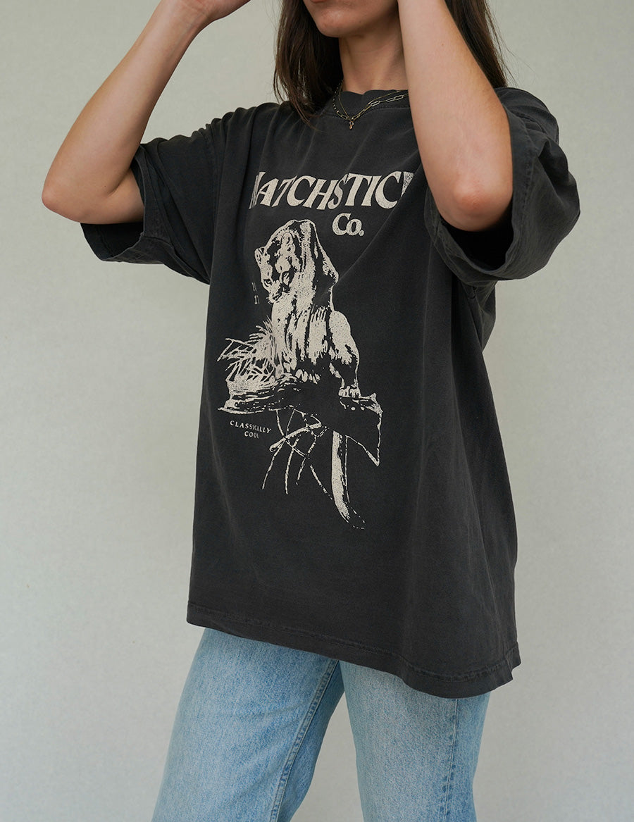 Cougar Tee - Vintage Black