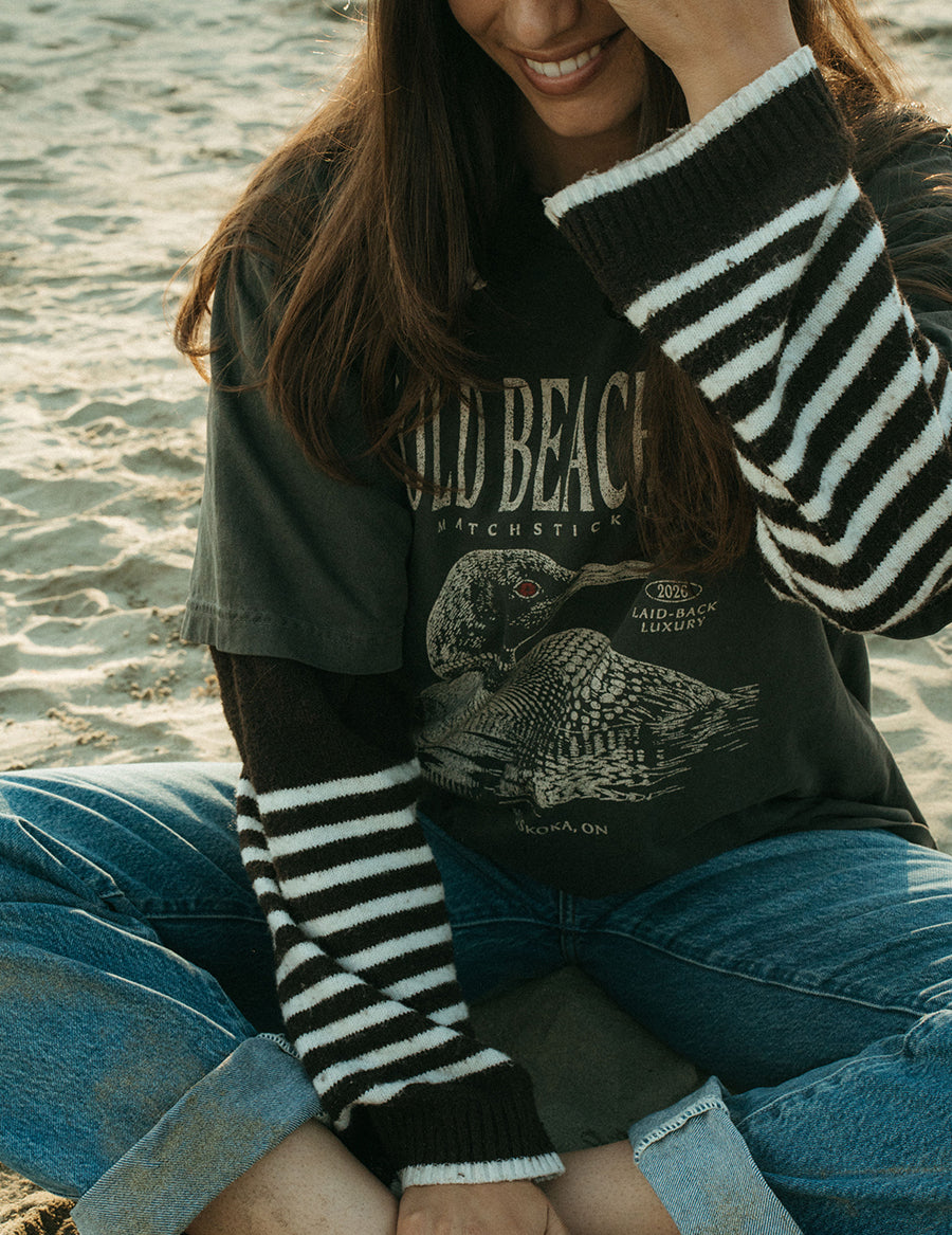 Loon Tee - Vintage Black
