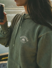 Palm Hoodie - Vintage Green