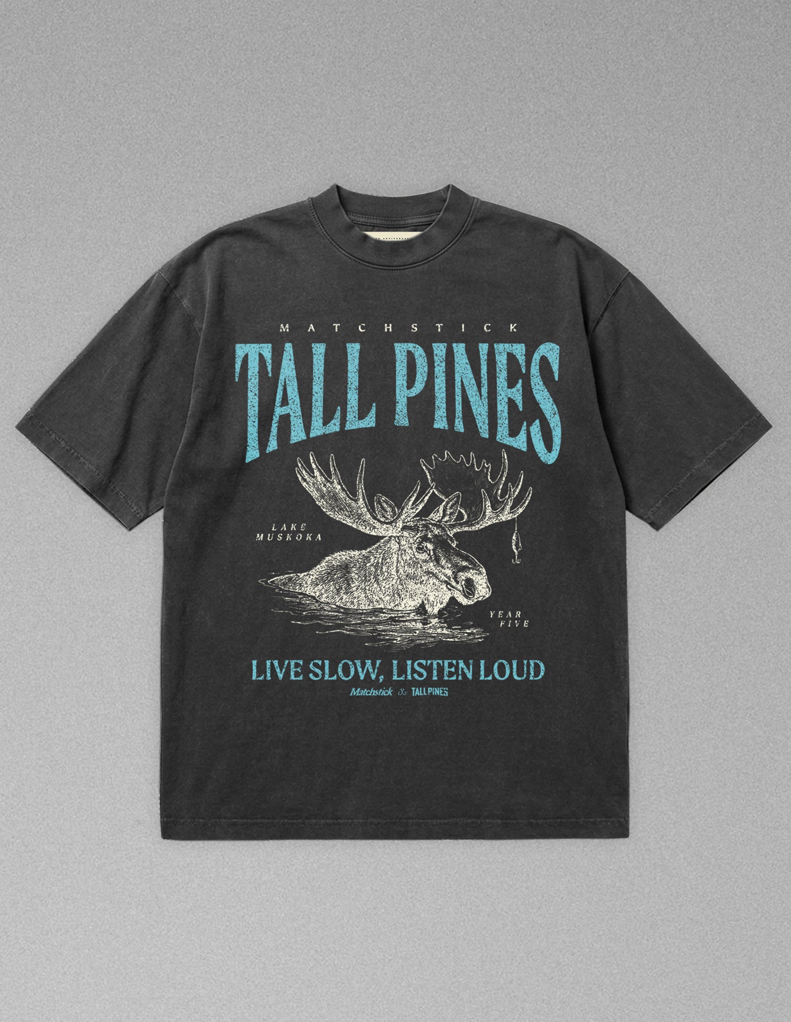 Moose Tee - Vintage Black
