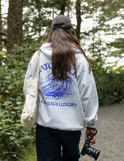Wave Hoodie - Light Grey
