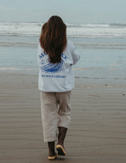 Wave Hoodie - Light Grey