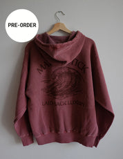 Wave Hoodie - Vintage Red