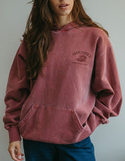 Wave Hoodie - Vintage Red