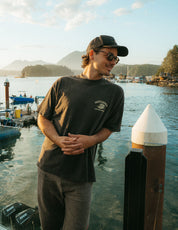 Wave Tee - Vintage Black
