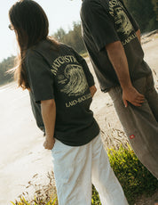Wave Tee - Vintage Black
