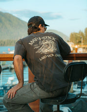 Wave Tee - Vintage Black