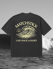 Wave Tee - Vintage Black