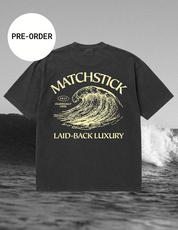 Wave Tee - Vintage Black