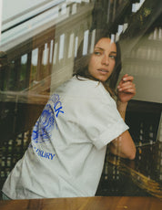 Wave Boxy Tee - True White