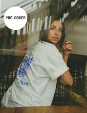 Wave Boxy Tee - True White