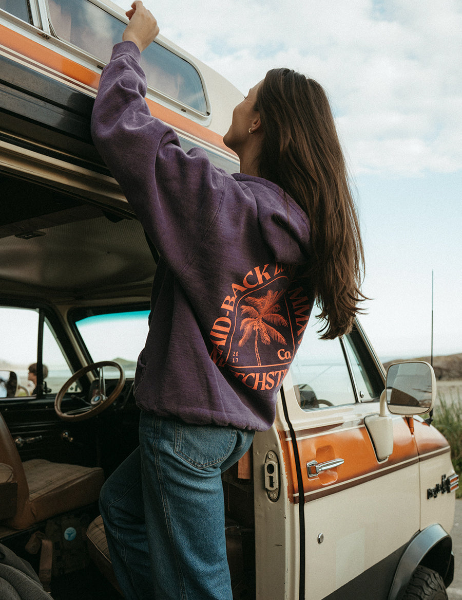 Palm Hoodie - Vintage Summer