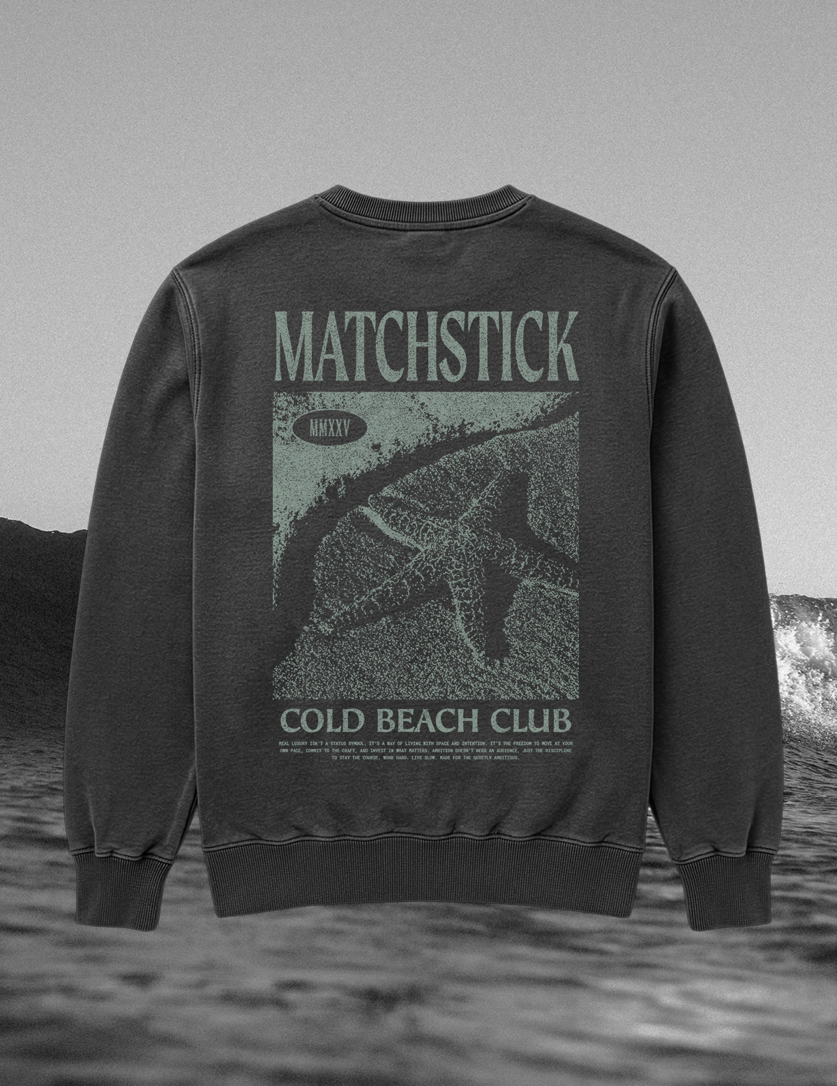 Starfish Crewneck - Vintage Black