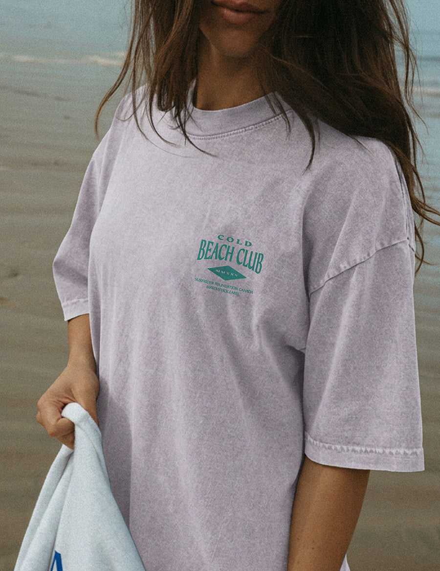 Surfrider x Matchstick - Beach Tee - Storm