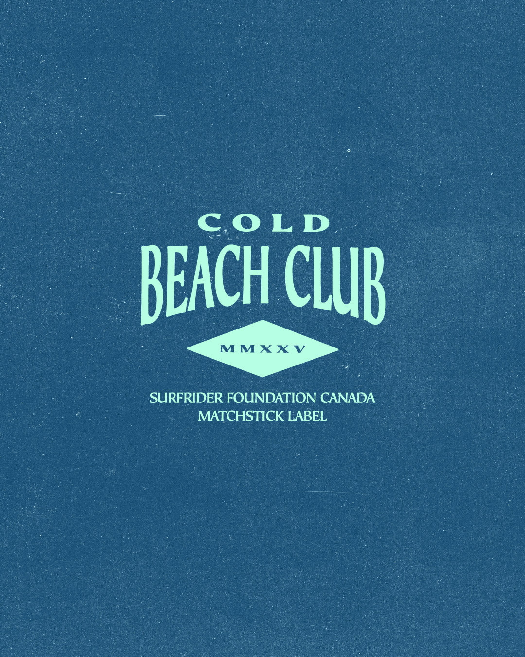 Surfrider x Matchstick - Beach Tee - Washed Blue