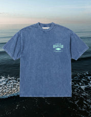 Surfrider x Matchstick - Beach Tee - Washed Blue