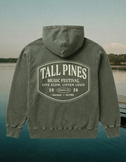 Tall Pines Hoodie - Vintage Green
