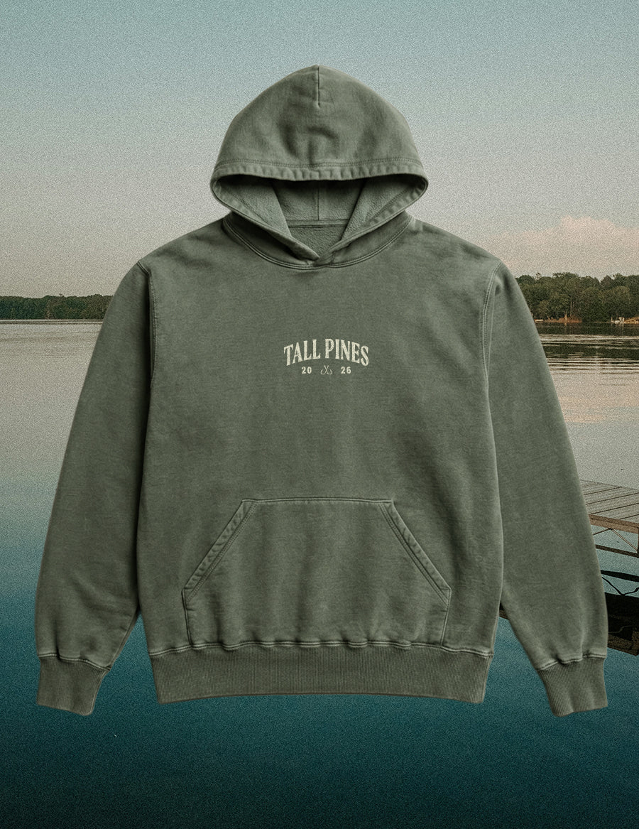 Tall Pines Hoodie - Vintage Green